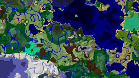 Grove Spawn With a Village and Ancient City Near