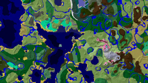 Forest Spawn With Shipwreck and Ruined Portal Near