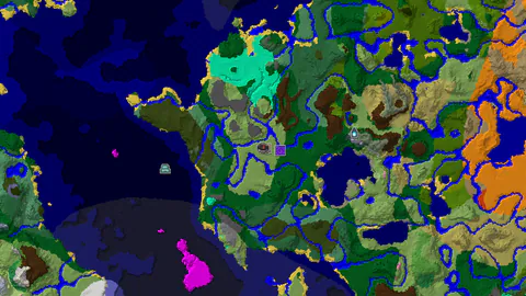 Village and Ruined Portal Near Plains Spawn