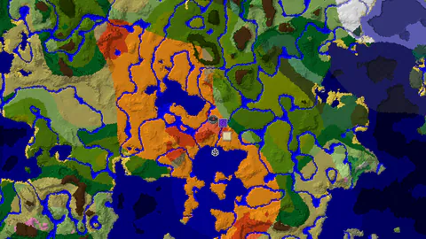 Eroded Badlands Spawn With Portal and Pyramid Nearby