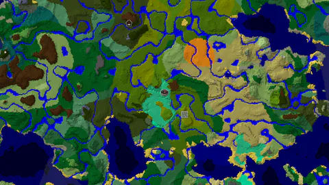Mangrove Swamp Spawn with a Jungle Temple 464 Blocks Away