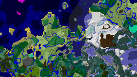 Flower Forest and Shipwreck Near Spawn