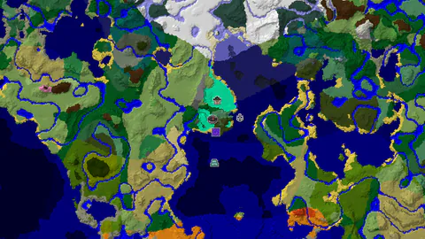 Swamp Spawn With Ruined Portal and Witch Hut Nearby