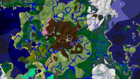 Ancient City 34 Blocks From Spawn in Snowy Slopes