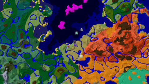 Pillager Outpost and Ruined Portal Near Plains Spawn