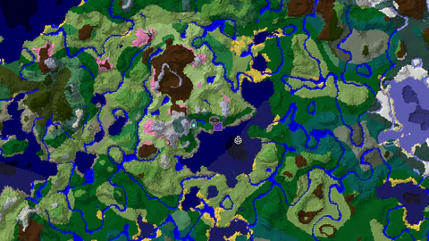 Forest Hills with a Nearby Ancient City