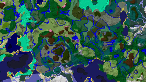 Plains Spawn, Ruined Portal 168 Blocks, Village 296 Blocks