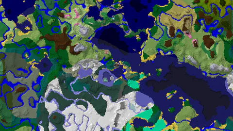 Taiga Spawn with Village and Shipwreck Within 370 Blocks