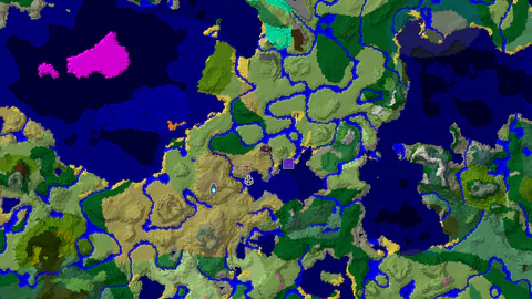 Savanna Spawn With Village and Ruined Portal Nearby