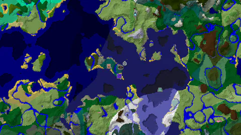 Village and Shipwreck Within 250 Blocks of Taiga Spawn