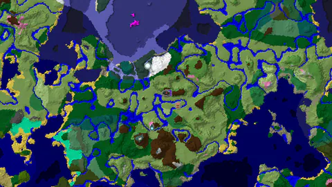 Plains Spawn With Ruined Portal and Village Nearby