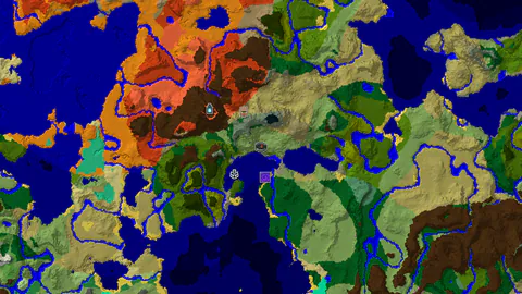 Ancient City 629 Blocks From Plains Spawn