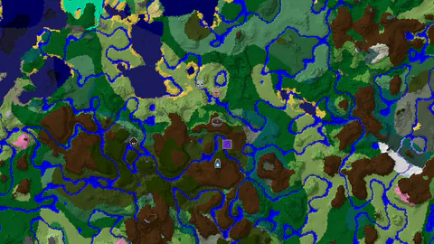 Ancient City 488 Blocks From Spawn, With Village Close