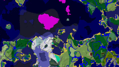 Ocean Monument 700 Blocks from Forest Spawn, Plus Shipwreck