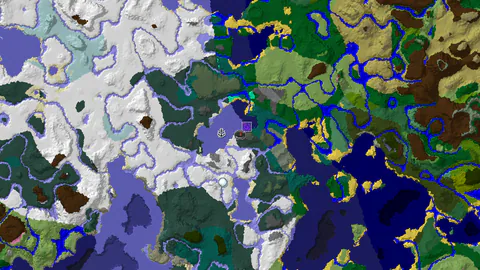 Windswept Hills With Ruined Portal and Shipwreck Near Spawn