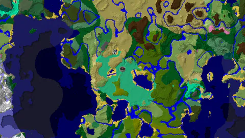 Mangrove Swamp Spawn With a Shipwreck About 400 Blocks Away