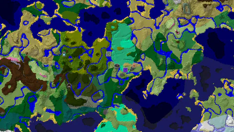 Savanna Spawn with Mangrove Swamp and Ruined Portal Nearby