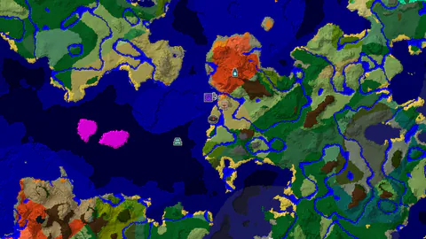 Savanna Spawn With Village and Ruined Portal Near