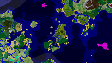 Stony Shore Spawn With Bamboo Jungle Nearby and a Shipwreck