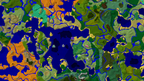 Savanna Spawn With Ruined Portal and Flower Forest Nearby