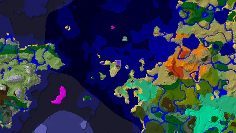 Plains Spawn, Ruined Portal 88 Blocks, Ocean Monument Nearby