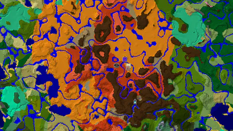 Badlands Spawn With Village and Ruined Portal Near