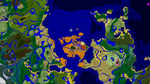 Desert Pyramid and Ruined Portal Near Spawn
