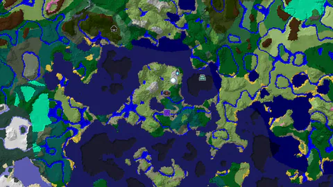 Igloo and Ancient City Near Spawn, Ruined Portal to the East