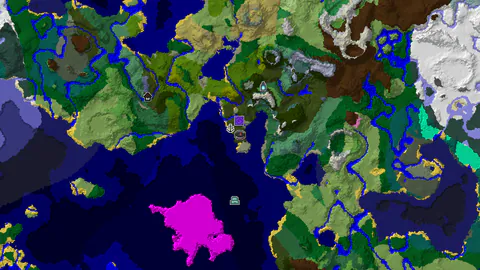 Dark Forest Spawn With Shipwreck and Ruined Portal Near
