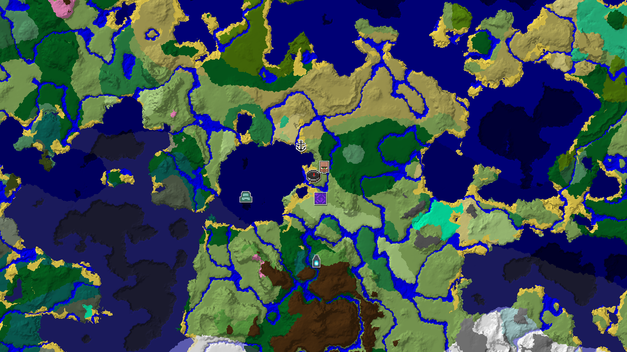 Plains Spawn With Village and Flower Forest Near