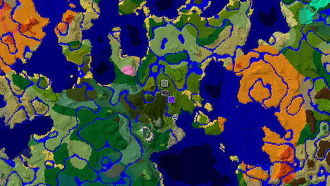 Bamboo Jungle Spawn with Ruined Portal and Jungle Temple Nearby