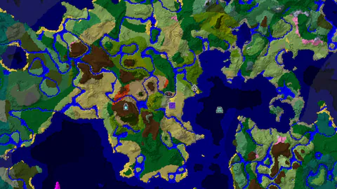 Forest Spawn With Ruined Portal and Ancient City Nearby