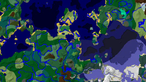 Forest Island With a Nearby Shipwreck