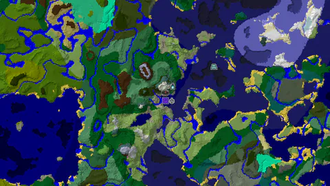 Ancient City and Ruined Portal Near Birch Forest Spawn