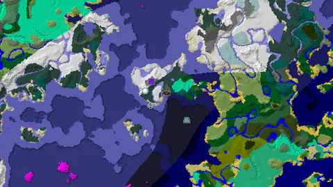 Spawn in Snowy Taiga With a Close Ocean Monument