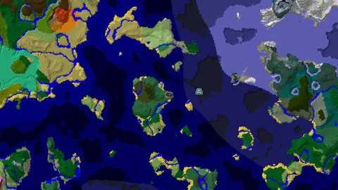 Ocean Monument 459 Blocks From Birch Forest Spawn