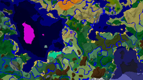 Sunflower Plains Spawn With Village 152 Blocks East and Flower Forest Nearby
