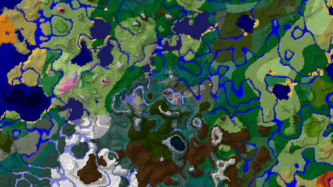 Village and Ruined Portal Near Taiga Spawn