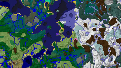 Plains Spawn With Ruined Portal and Shipwreck Nearby