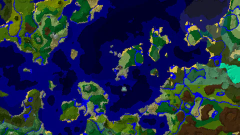 Plains Spawn With Shipwreck and Ocean Monument Nearby