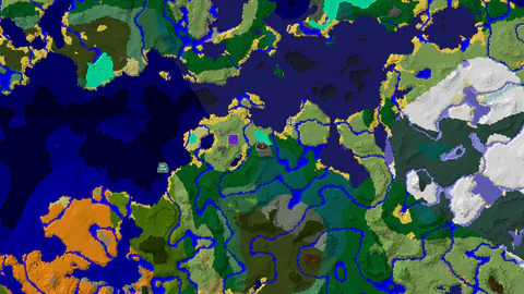 Windswept Hills Spawn With Ruined Portal 289 Blocks Away