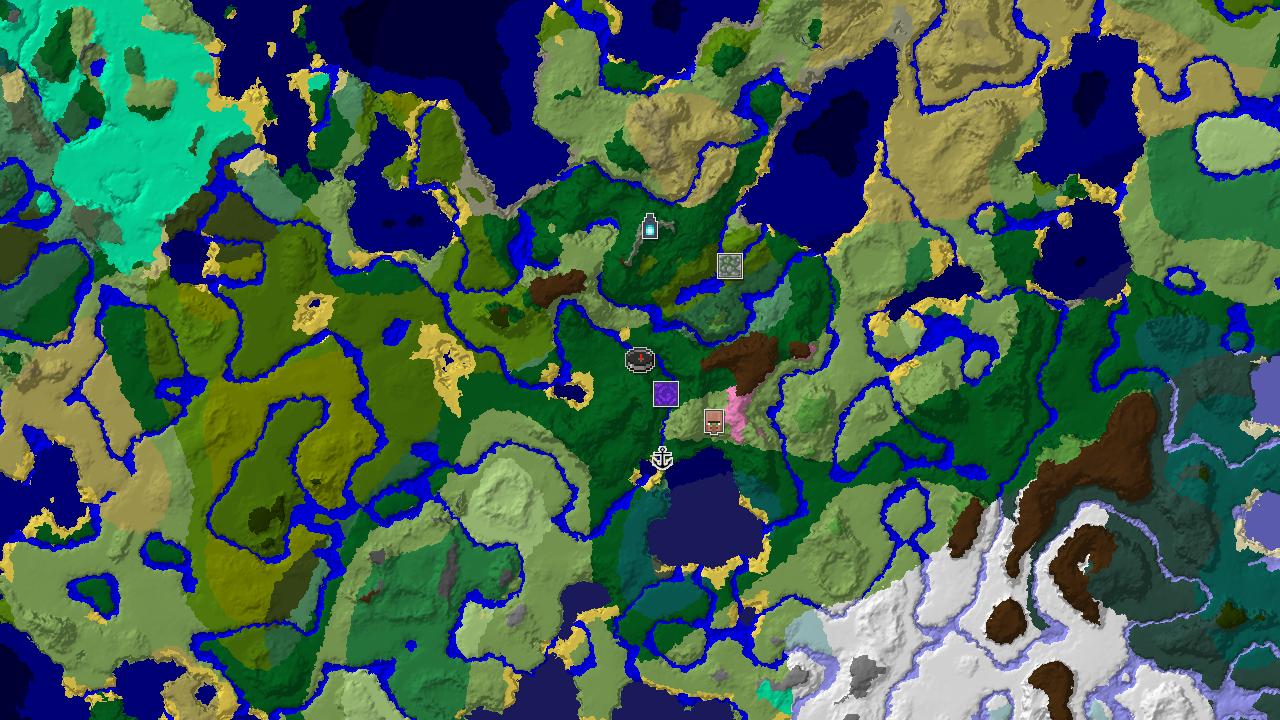 Forest Spawn, Ruined Portal 171 Blocks, Ancient City 537 Blocks