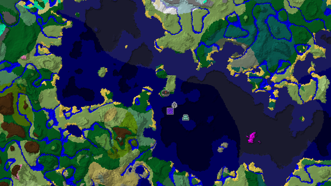 Ocean Monument and Shipwreck Near Forest Spawn