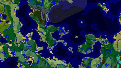 Ocean Monument and Shipwreck Under 700 Blocks of Spawn