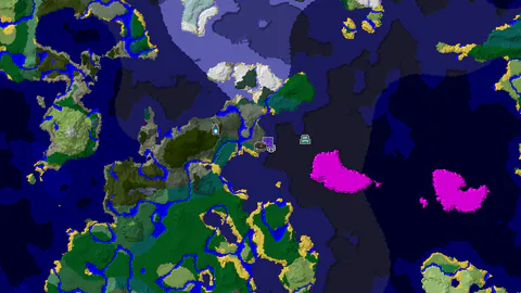 Spawn in Taiga with Ancient City and Ocean Monument Nearby