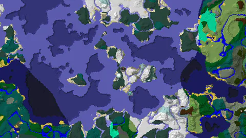 Spawn in Snowy Plains With an Igloo and Shipwreck Near