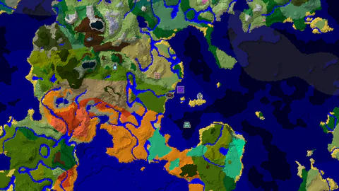 Ruined Portal 190 Blocks From Spawn, Ancient City 934 Blocks Away