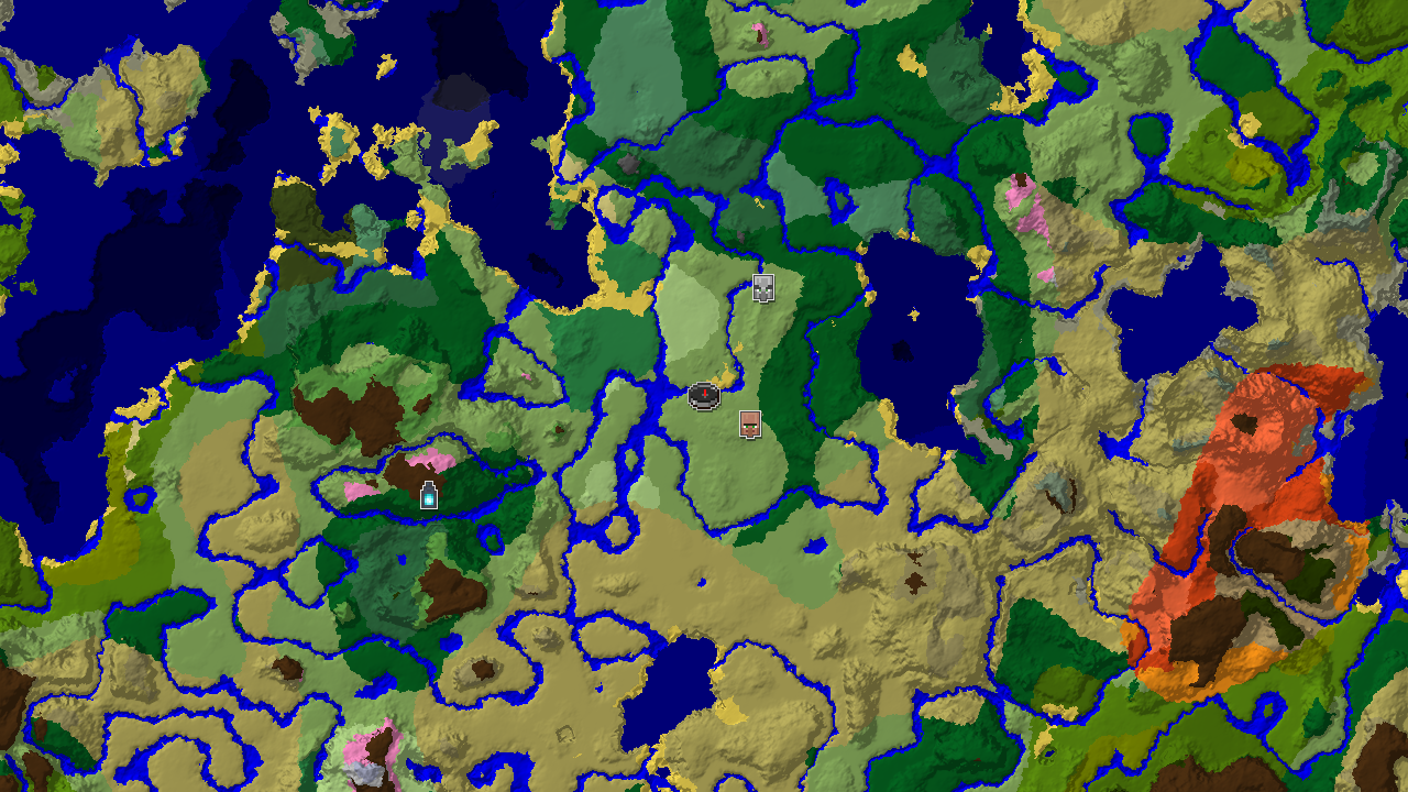 Village 198 Blocks From Plains Spawn With a Flower Forest Nearby
