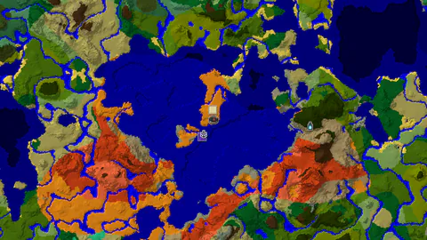 Desert Spawn With a Shipwreck and Pyramid Close By