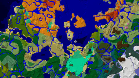 Coastal Spawn with Shipwreck and Ocean Biomes Near Spawn